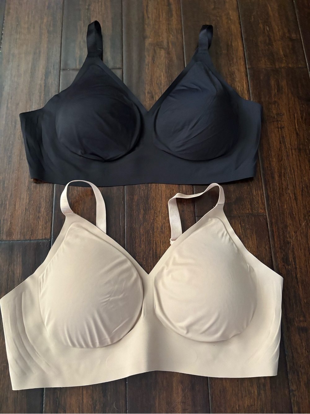 Eby Relief Bra Nude Lot Of 2 Black Nude Size 2XL